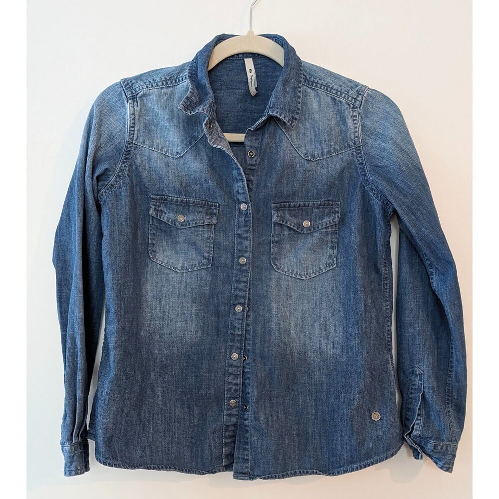 Pepe Jeans Sansa Button Snap Denim Shirt